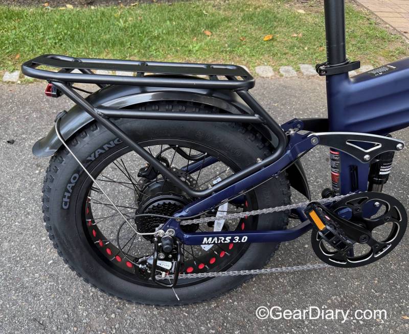 Heybike Mars 3.0 Review: A Folding E-Bike With Big Power, Smooth Suspension, and Features That Punch Above Its Price 2 Heybike Mars 3.0 rear rack