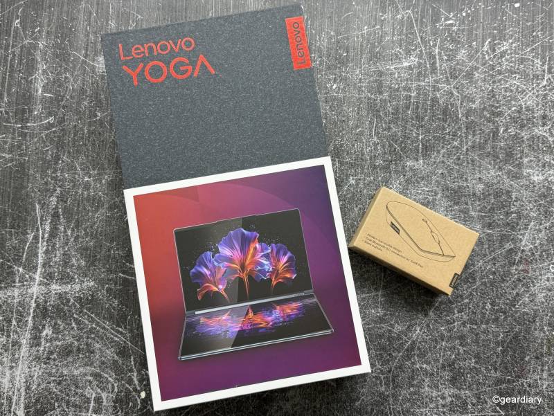 Lenovo Yoga Book 9i Gen 10 Review: A Lightweight Dual-Screen Laptop with Serious Multitasking Skills 5 the inner Lenovo Yoga Book 9i Gen 10 box