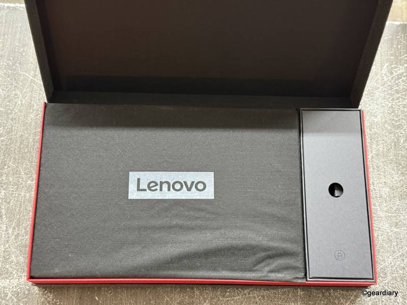 Lenovo Yoga Book 9i Gen 10 Review: A Lightweight Dual-Screen Laptop with Serious Multitasking Skills 7 Opening the Lenovo Yoga Book 9i Gen 10 inner box