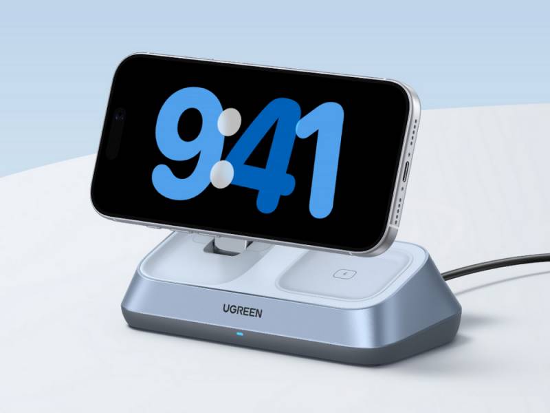 UGREEN MagFlow Qi2 25W Series Brings Faster, Smarter Magnetic Charging to iPhone, Pixel, and Beyond 9 MagFlow 3-in-1 Magnetic Wireless Desktop Charger 25W