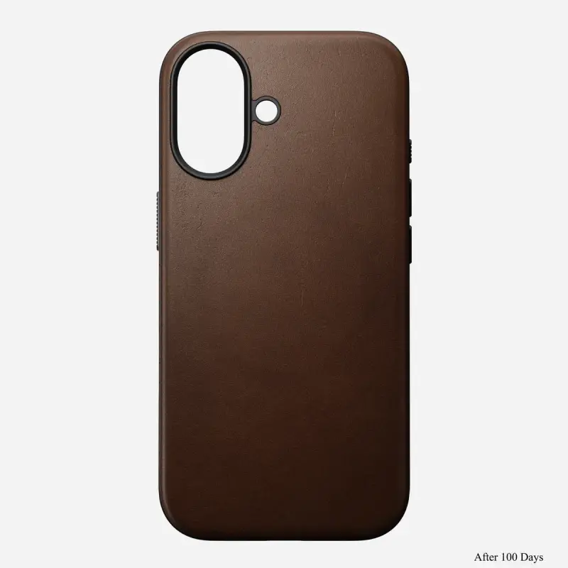 Best iPhone Air & iPhone 17 Series Accessories to Buy Right Now: Cases, Wallets, Screen Protectors, and More 23 Nomad Modern Leather Case in Brown for the iPhone 17