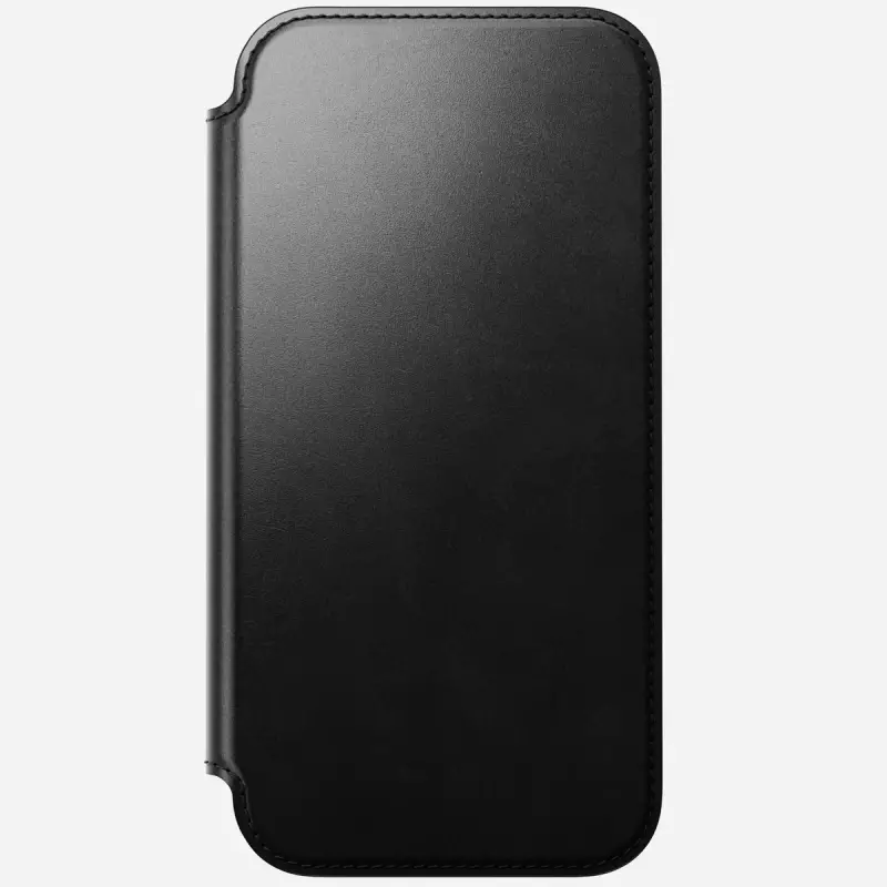 Best iPhone Air & iPhone 17 Series Accessories to Buy Right Now: Cases, Wallets, Screen Protectors, and More 14 Nomad Modern Leather Folio Black Horween Leather