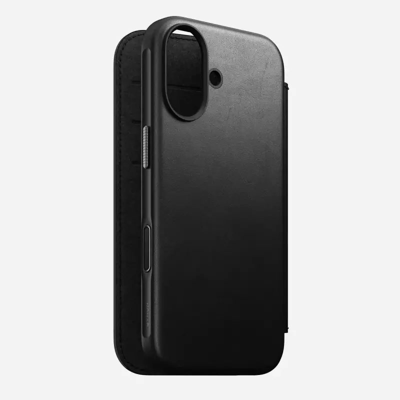 Best iPhone Air & iPhone 17 Series Accessories to Buy Right Now: Cases, Wallets, Screen Protectors, and More 17 Nomad Modern Leather Folio Black iPhone 17