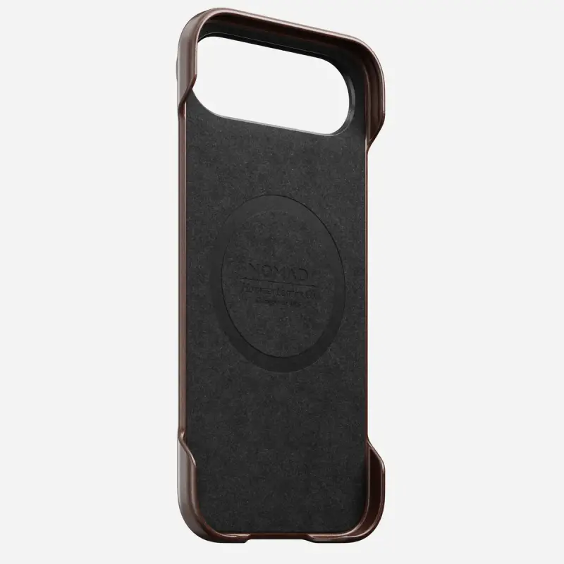 Best iPhone Air & iPhone 17 Series Accessories to Buy Right Now: Cases, Wallets, Screen Protectors, and More 34 Nomad Traditional Leather Case in Rustic Brown Horween Leather for iPhone Air