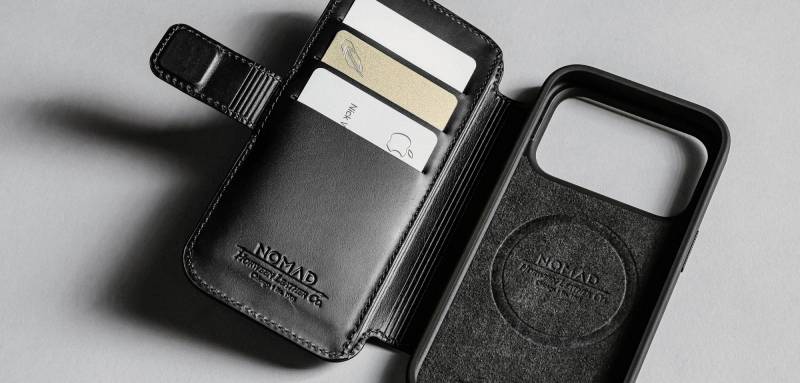 Best iPhone Air & iPhone 17 Series Accessories to Buy Right Now: Cases, Wallets, Screen Protectors, and More 11 Nomad Modern Leather Folio