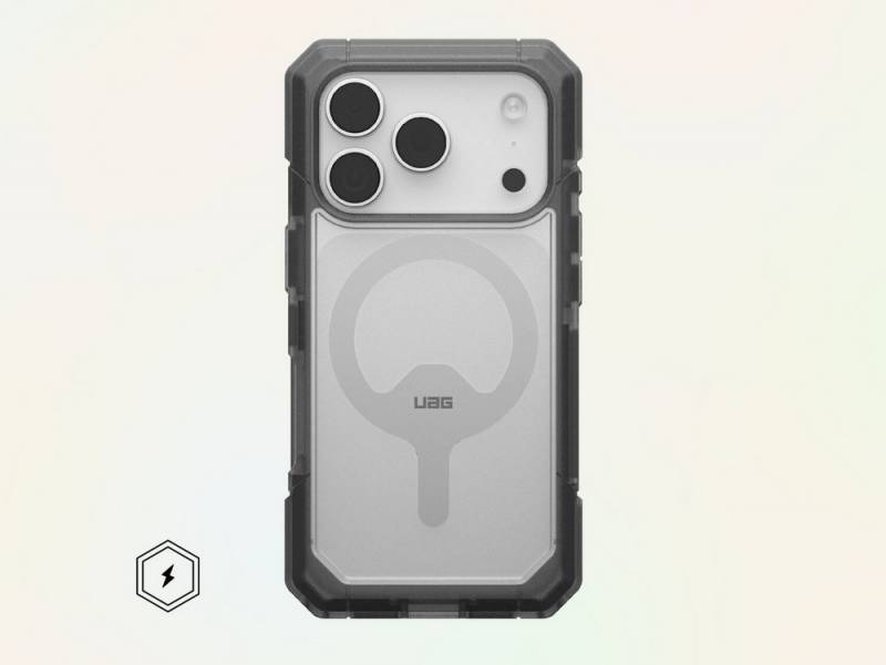 Best iPhone Air & iPhone 17 Series Accessories to Buy Right Now: Cases, Wallets, Screen Protectors, and More 72 UAG Trooper on iPhone 17 Pro in Clear Ash