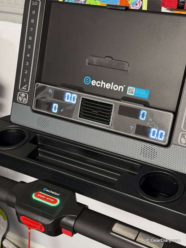Echelon Stride-6 Treadmill Review: The Quiet, Space-Saving Treadmill That Actually Folds Flat 4 Echelon Stride-6 display