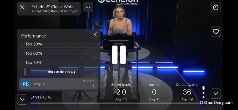 Echelon Stride-6 Treadmill Review: The Quiet, Space-Saving Treadmill That Actually Folds Flat 12 Echelon app