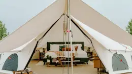 20-foot White Duck Outdoors Avalon Bell Tent