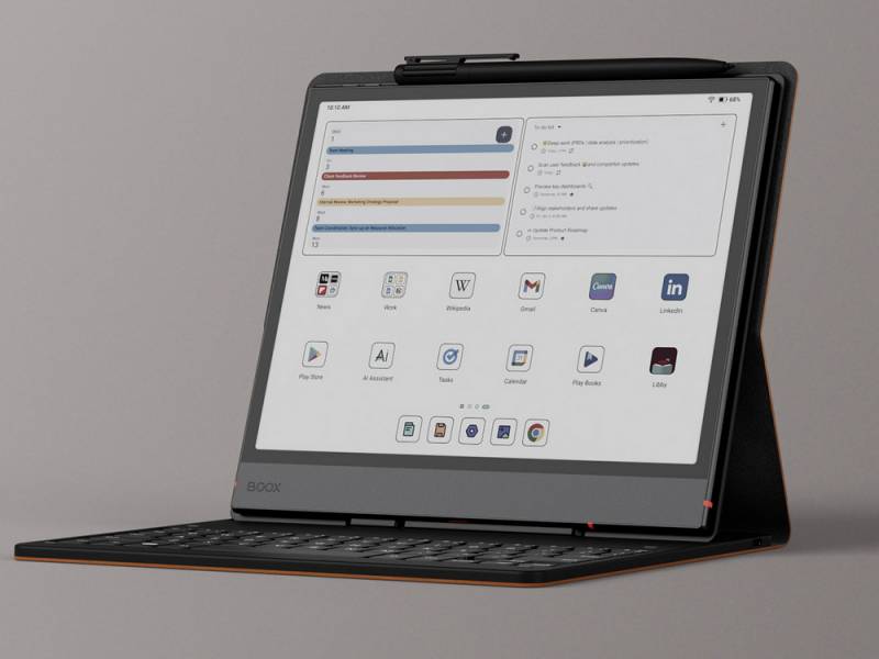 BOOX Rolls out Note Air5 C and Palma 2 Pro, Two Color ePaper Devices with Real-Life Perks 5 BOOX Note Air5 C with keyboard cover