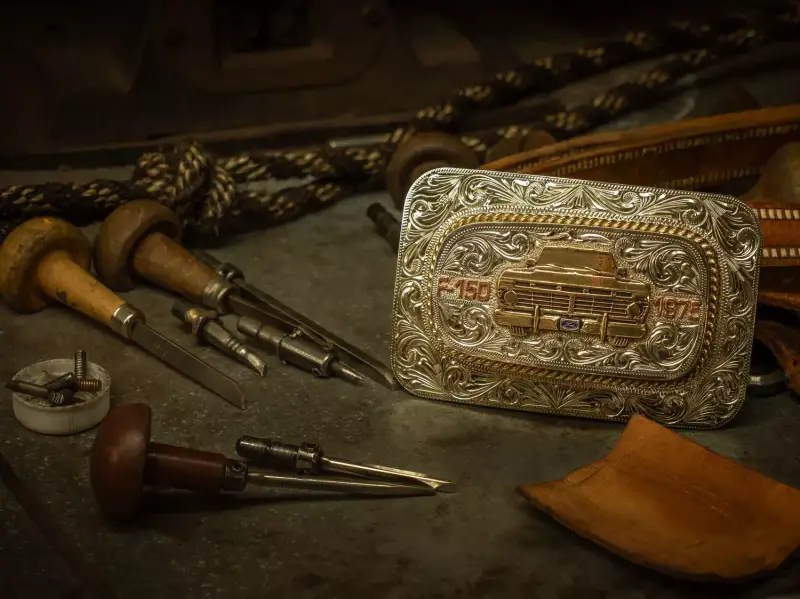 The $200 Ford Truckle Belt Buckle Is the Wildest Way to Carry Your Truck's Key Fob Yet 4 Ford Truckle Belt Buckle