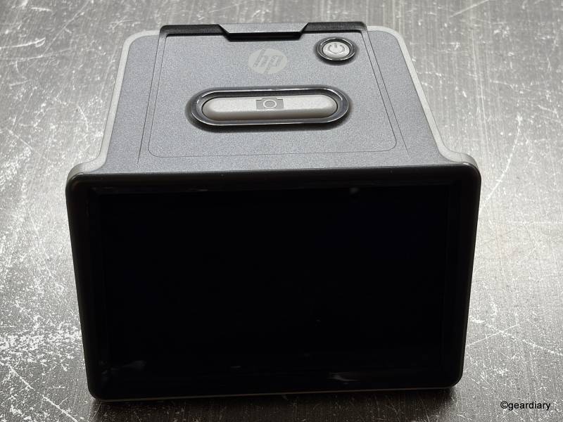 Front of the HP FilmScan 5" TouchScreen Film Scanner