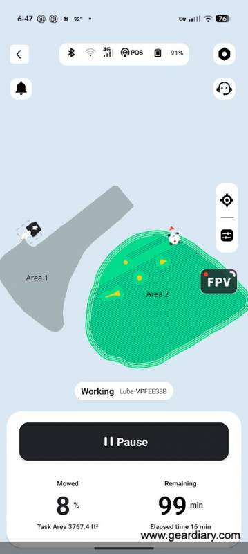 MAMMOTION LUBA 2 AWD H Version Review: A Monster Truck for Your Lawn That Actually Knows What It’s Doing 4 Using the Mammotion Luba 2 AWD Robot Mower's app