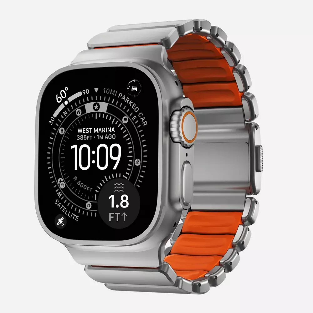 Nomad Stratos Is the Titanium Apple Watch Band That Knows How to