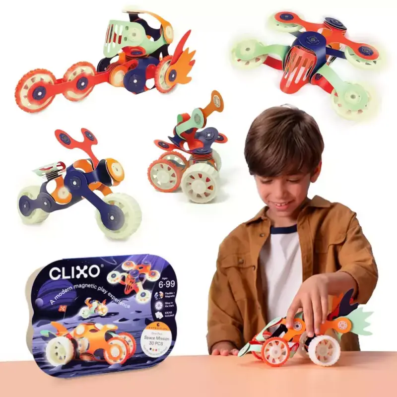 Clixo 30-Piece Space Mission Pack