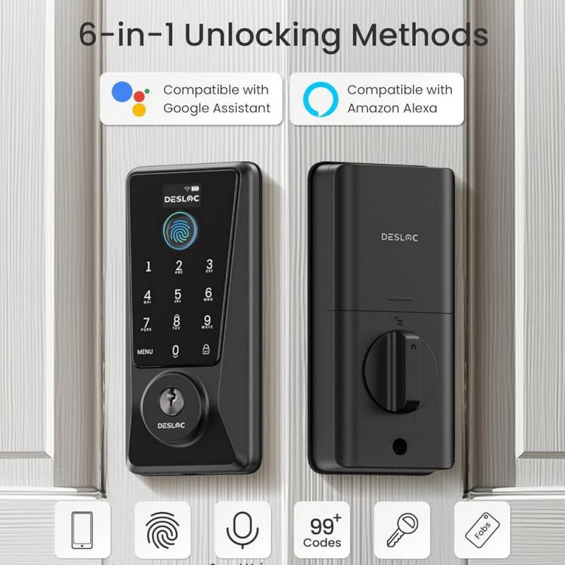 Gear Diary’s 2025 Holiday Gift Guide & Giveaway: Smart Home Tech, Cozy Gadgets, and Connected Comfort 57 DESLOC D110 Plus Deadbolt Smart Lock