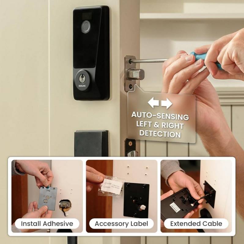 Gear Diary’s 2025 Holiday Gift Guide & Giveaway: Smart Home Tech, Cozy Gadgets, and Connected Comfort 60 DESLOC D110 Plus Deadbolt Smart Lock
