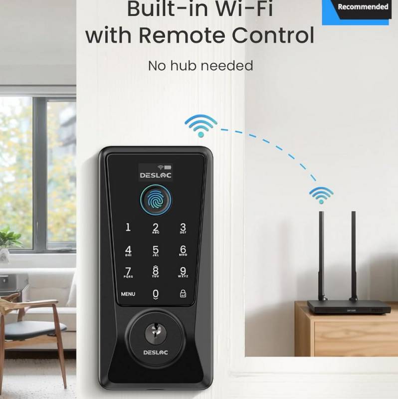 Gear Diary’s 2025 Holiday Gift Guide & Giveaway: Smart Home Tech, Cozy Gadgets, and Connected Comfort 58 DESLOC D110 Plus Deadbolt Smart Lock