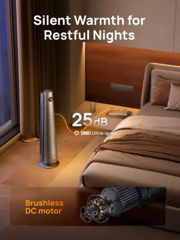 Gear Diary’s 2025 Holiday Gift Guide & Giveaway: Smart Home Tech, Cozy Gadgets, and Connected Comfort 119 DREO Tower Heater 718