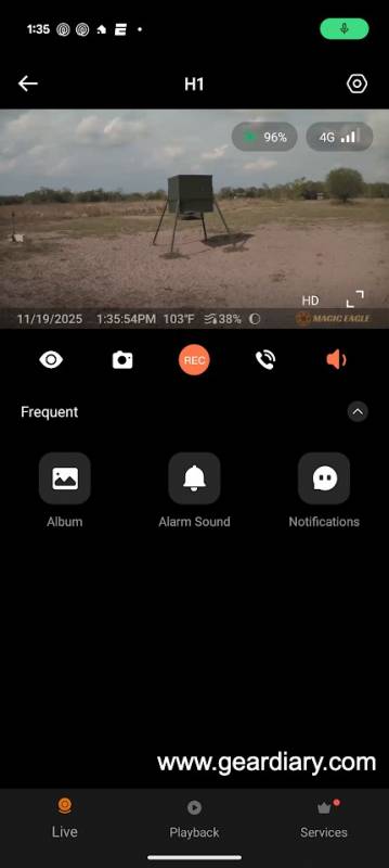 Magic Eagle Eaglecam 5: A No-SIM 4G Trail Camera With Solar Power, Live Video, and Smart AI Tracking 3 Magic Eagle Eaglecam 5 Smart 4G Trail Camera app