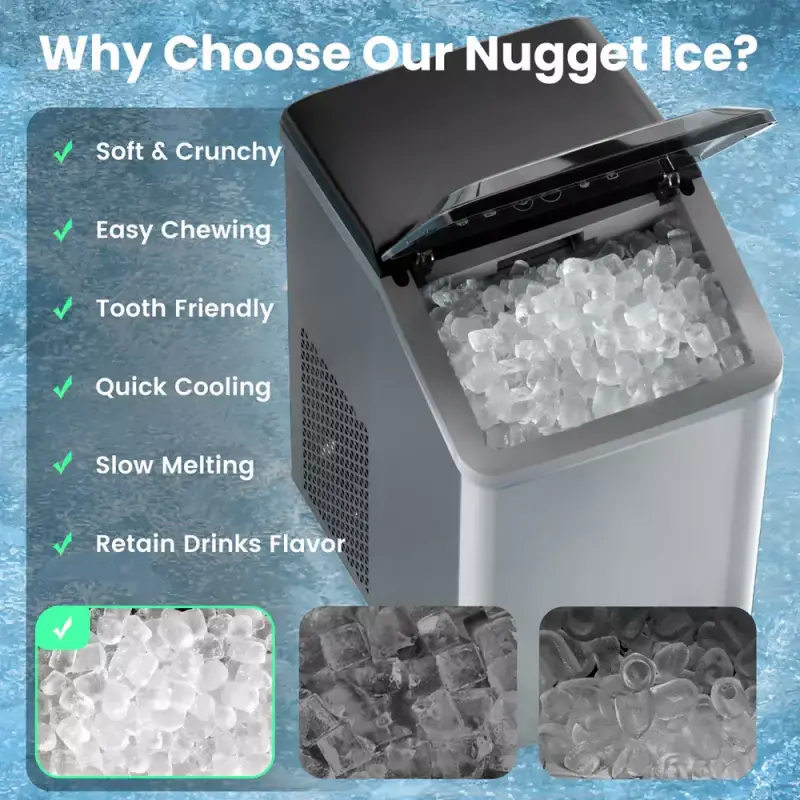 Gear Diary’s 2025 Holiday Gift Guide & GIveaway: Smart Sips, Savory Swaps, and Kitchen Magic for Every Cook 81 Inoviva K2.0 Nugget Ice Maker