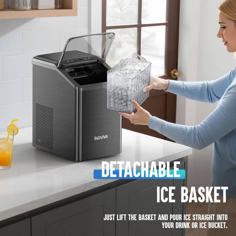 Gear Diary’s 2025 Holiday Gift Guide & GIveaway: Smart Sips, Savory Swaps, and Kitchen Magic for Every Cook 80 Inoviva K2.0 Nugget Ice Maker
