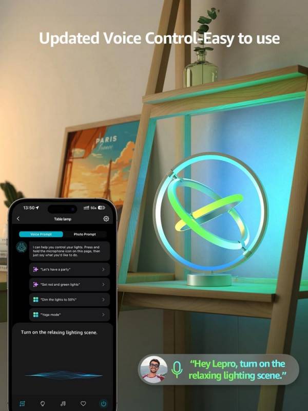 Gear Diary’s 2025 Holiday Gift Guide & Giveaway: Smart Home Tech, Cozy Gadgets, and Connected Comfort 127 Lepro TB1 AI Smart LED Table Lamp