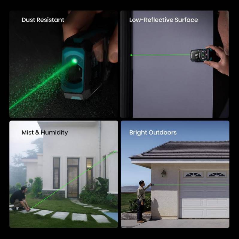 Gear Diary’s 2025 Holiday Gift Guide & Giveaway: Smart Home Tech, Cozy Gadgets, and Connected Comfort 79 MILESEEY S50 Green-Beam Laser Measure