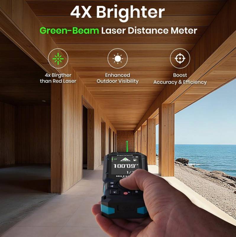 Gear Diary’s 2025 Holiday Gift Guide & Giveaway: Smart Home Tech, Cozy Gadgets, and Connected Comfort 78 MILESEEY S50 Green-Beam Laser Measure
