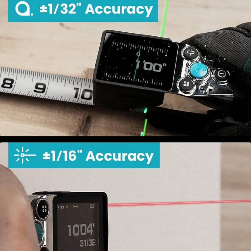 Gear Diary’s 2025 Holiday Gift Guide & Giveaway: Smart Home Tech, Cozy Gadgets, and Connected Comfort 82 MILESEEY XTape1 Modular Digital Laser Tape Measure