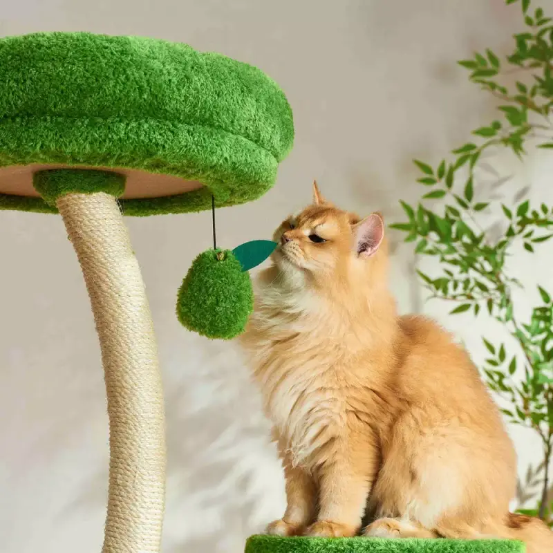 Gear Diary’s 2025 Holiday Gift Guide & Giveaway: Smart, Stylish, and Wellness-Boosting Gifts for Pet-Loving Homes 10 Michu Verde Solid Wooded Base Cat Tree