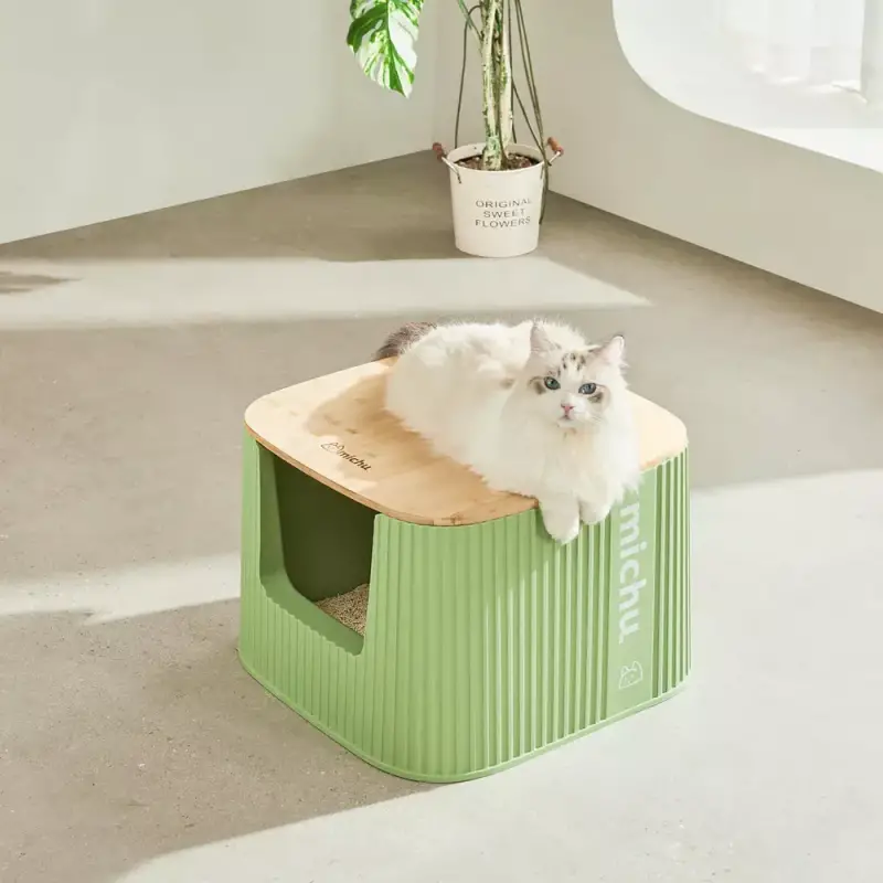 Gear Diary’s 2025 Holiday Gift Guide & Giveaway: Smart, Stylish, and Wellness-Boosting Gifts for Pet-Loving Homes 26 Michu XXL Sage Deluxe Cat Litter Box