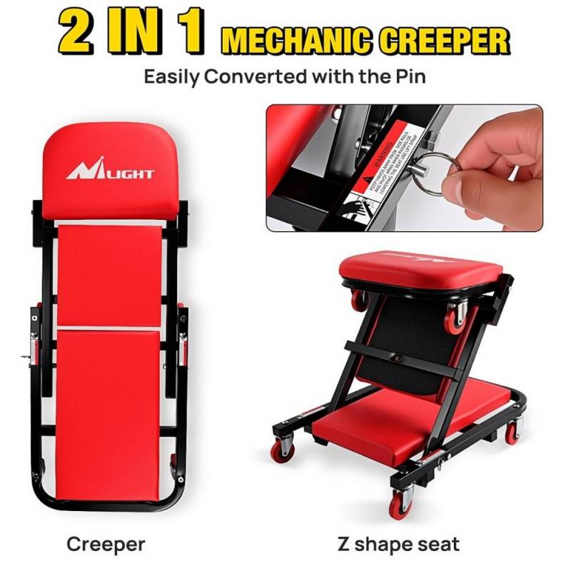 Gear Diary’s 2025 Holiday Gift Guide & Giveaway: Smart Home Tech, Cozy Gadgets, and Connected Comfort 44 Nilight 2-in-1 Foldable Z Creeper Seat