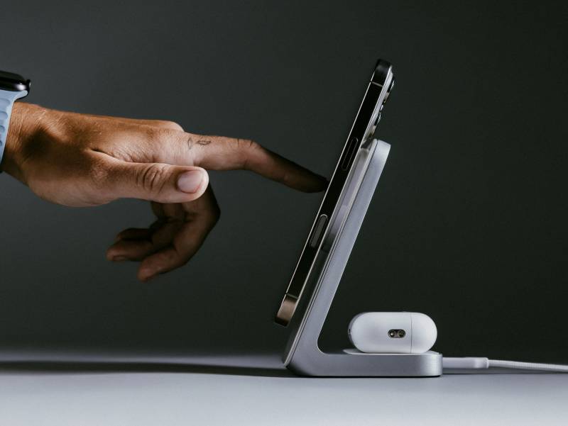 Nomad Stand One and Stand One Max Bring Convenient and Organized Qi2 Wireless Charging to Your Desk or Bedside Table 8 Nomad Stand One