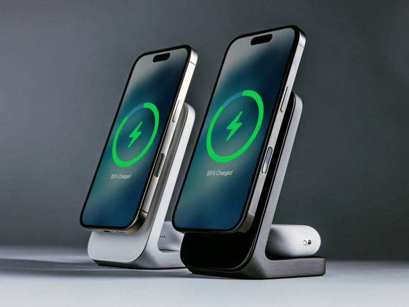 Nomad Stand One and Stand One Max Bring Convenient and Organized Qi2 Wireless Charging to Your Desk or Bedside Table 1 Nomad Base One