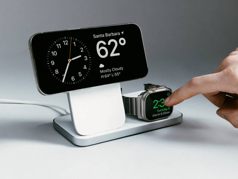 Nomad Stand One and Stand One Max Bring Convenient and Organized Qi2 Wireless Charging to Your Desk or Bedside Table 7 Nomad Base One Max
