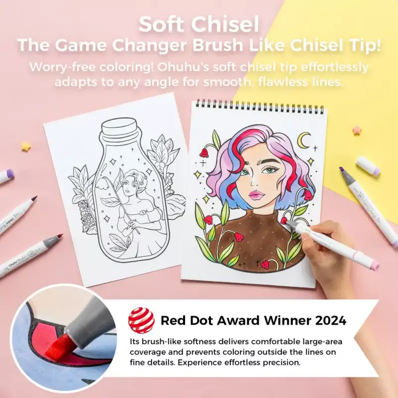 Gear Diary’s 2025 Holiday Gift Guide & Giveaway: Clever, Comforting, and Sanity-Saving Gifts for Parents 87 Ohuhu Honolulu S Illustration Tone Soft Chisel Alcohol Markers