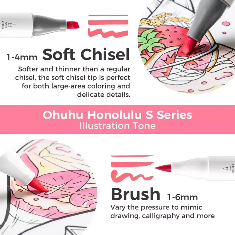Gear Diary’s 2025 Holiday Gift Guide & Giveaway: Clever, Comforting, and Sanity-Saving Gifts for Parents 89 Ohuhu Honolulu S Illustration Tone Soft Chisel Alcohol Markers