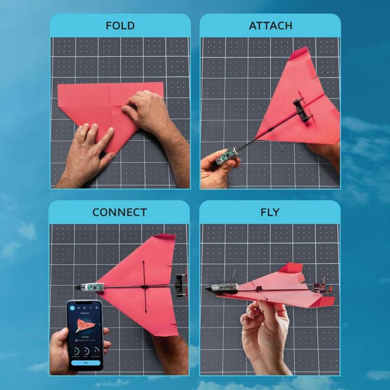 POWERUP StarFlux Balsa Wood RC Airplane Kit