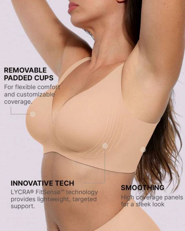 Gear Diary’s 2025 Holiday Gift Guide & Giveaway: Wellness, Self-Care, and the Science of Feeling Good 76 Shapellx INNER ARMOR Wireless V-Neck Bra