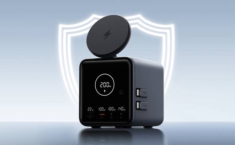AUKEY MagFusion DeskHive 5X Pro Puts 200W Power and 5-Device Charging on Your Desk With Retractable USB-C Cables and Qi2 25W Wireless 1 AUKEY MagFusion DeskHive 5X Pro