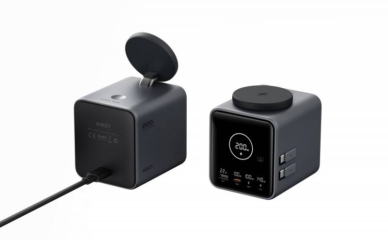 AUKEY MagFusion DeskHive 5X Pro Puts 200W Power and 5-Device Charging on Your Desk With Retractable USB-C Cables and Qi2 25W Wireless 7 AUKEY MagFusion DeskHive 5X Pro