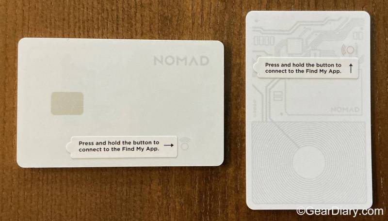Nomad Tracking Card Pro Review: The Slim, Rechargeable Apple Find My Wallet Tracker AirTags Can’t Match 3 Nomad Finder Card Pro next to the Nomad Tracker Card