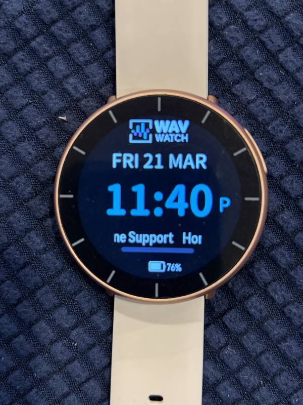 WAVwatch Review: Can a $697 Sound Frequency Watch Really Improve Your Health? 7 Front display on the WAVwatch