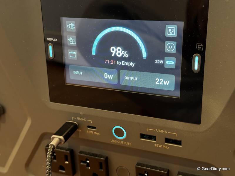 4Patriots Patriot Power Generator 2200X Review: 2,240Wh Backup Power with Fast Charging and an Included 200W Solar Panel 15 4Patriots Patriot Power Generator 1200 being charged via the solar panel