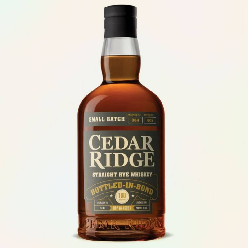 Cedar Ridge Straight Rye Whiskey Bottled-in-Bond