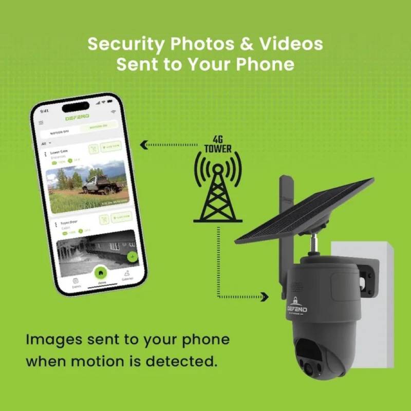 DEFEND 360 Cellular Security Camera Brings Eyes to the Places Wi-Fi Forgot 8 DEFEND 360 Cellular Security Camera