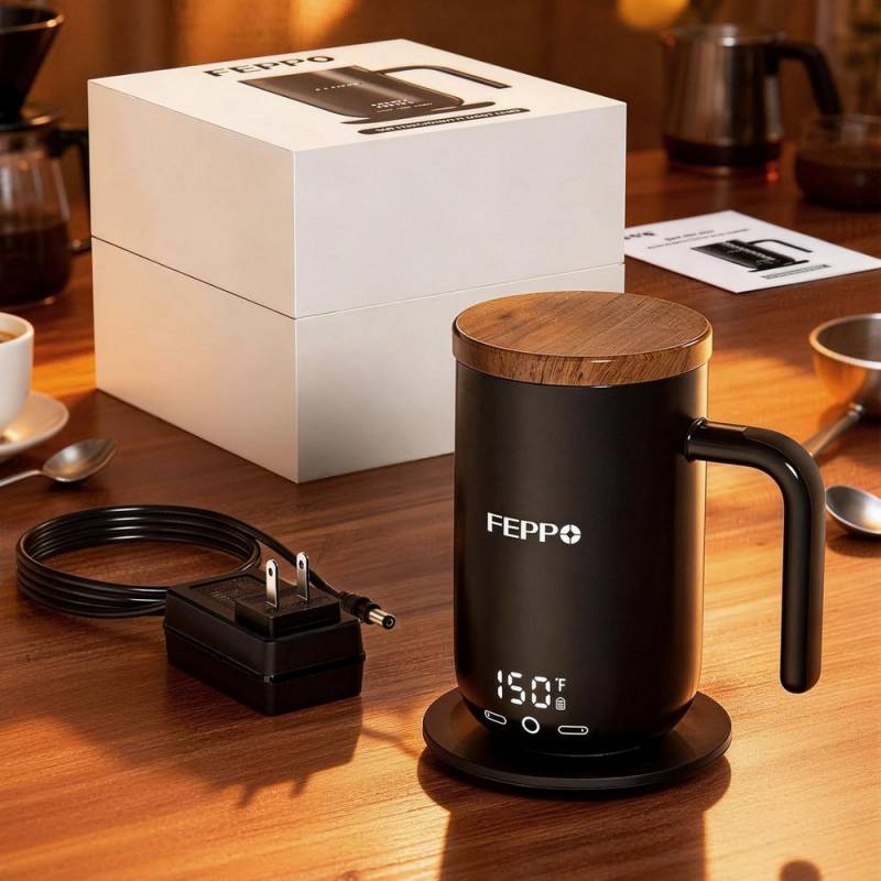 FEPPO Self-Heating Coffee Mug Set
