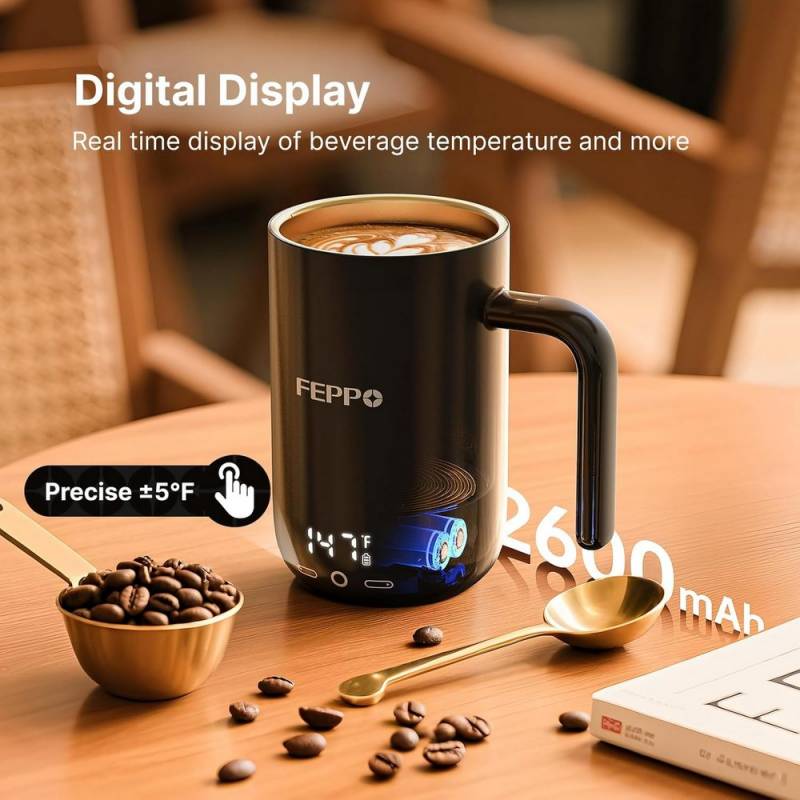 FEPPO Self-Heating Coffee Mug Set