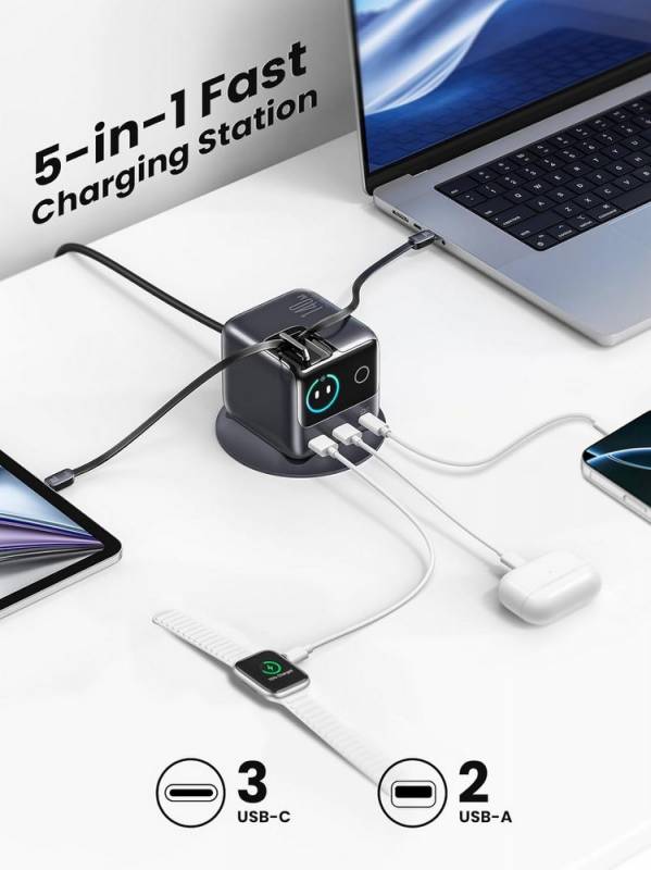 JOYROOM PODIX 140W 5-Port Desktop GaN Charger